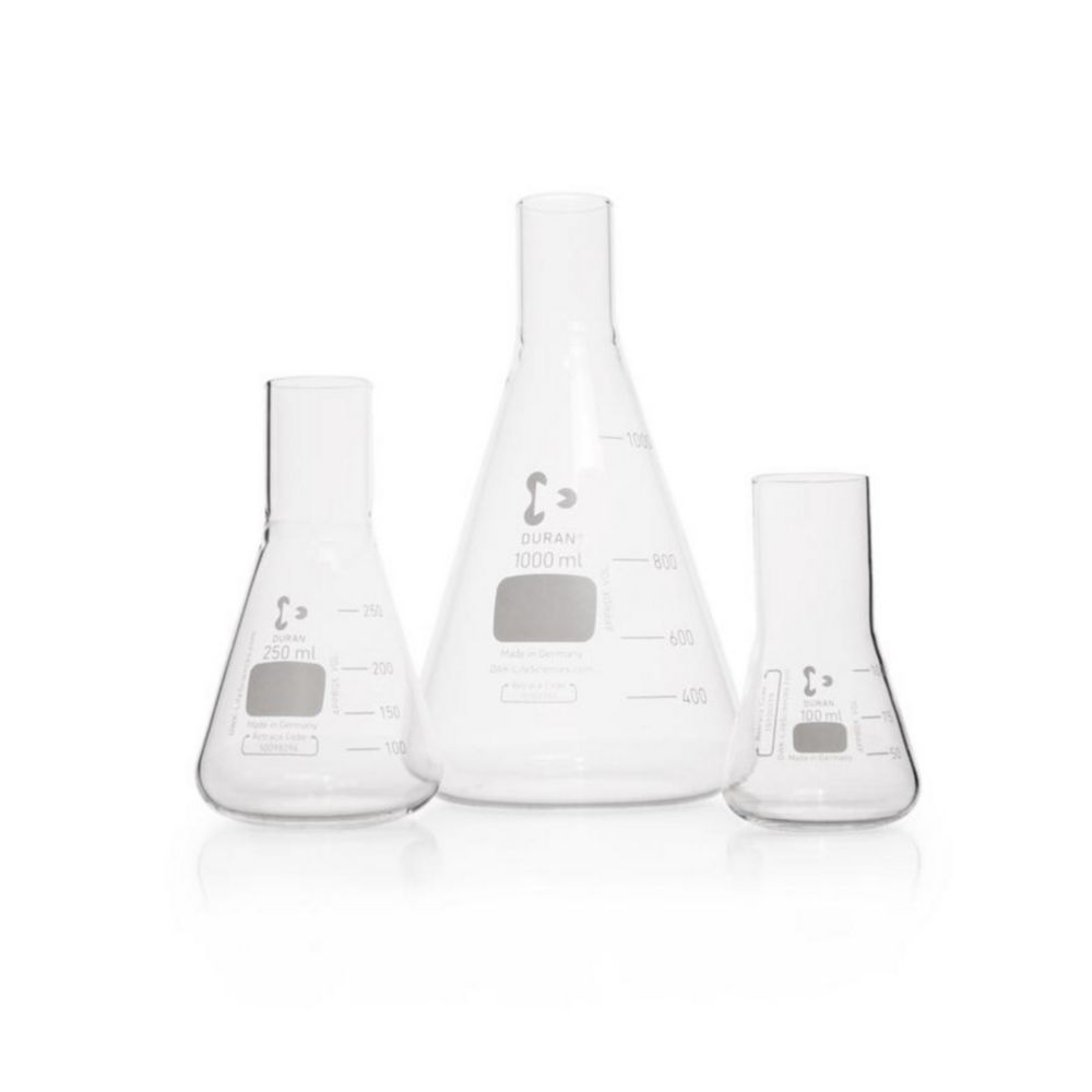 Cultuurkolf Erlenmeyer model  voor metalen kap 200ml ACTIE