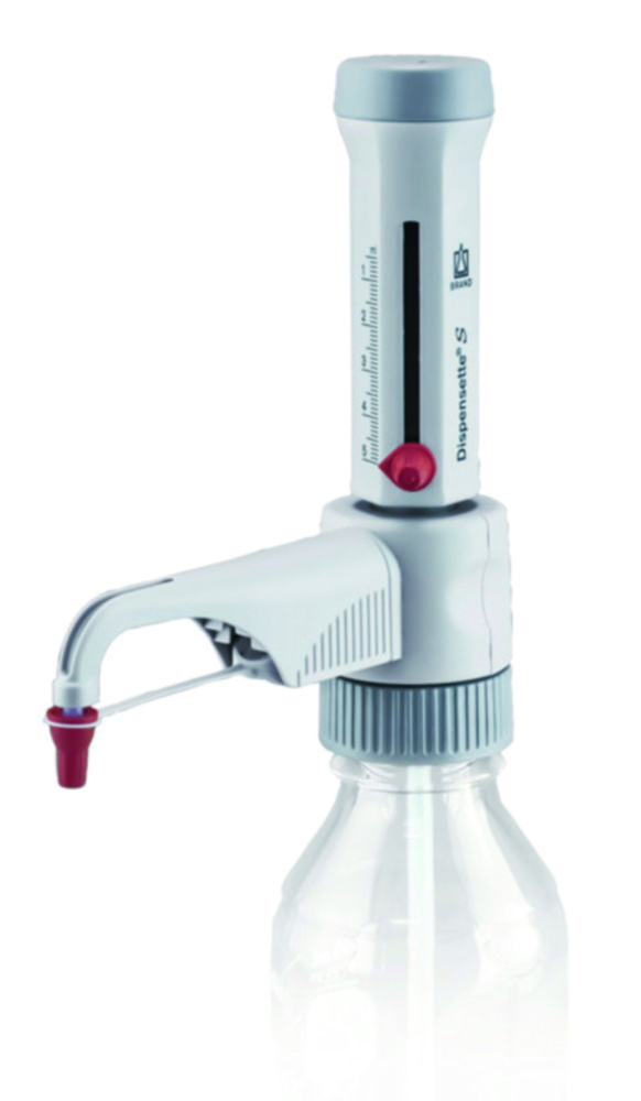 Flesdispenser Dispensette S  Analog 0,5-5 ml, zonder klep