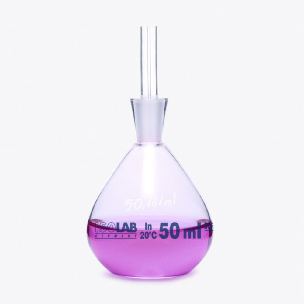 Pyknometer 5 ml, gecalibreerd  borosilicaatglas 3.3