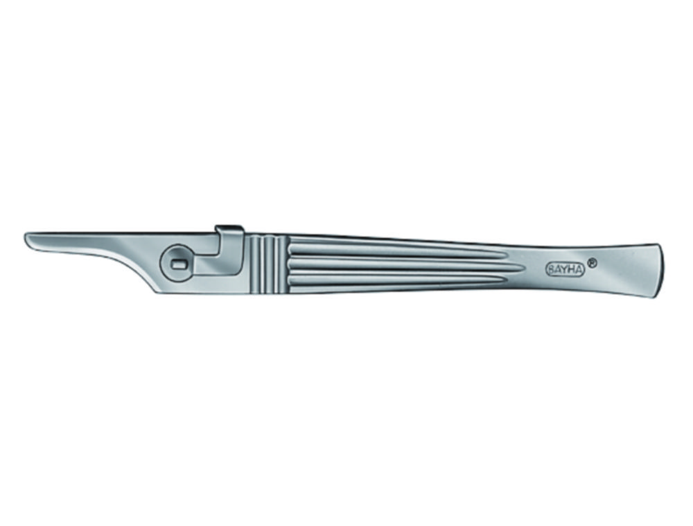 Scalpel handvat 1, RVS, 130 mm, niet steriel