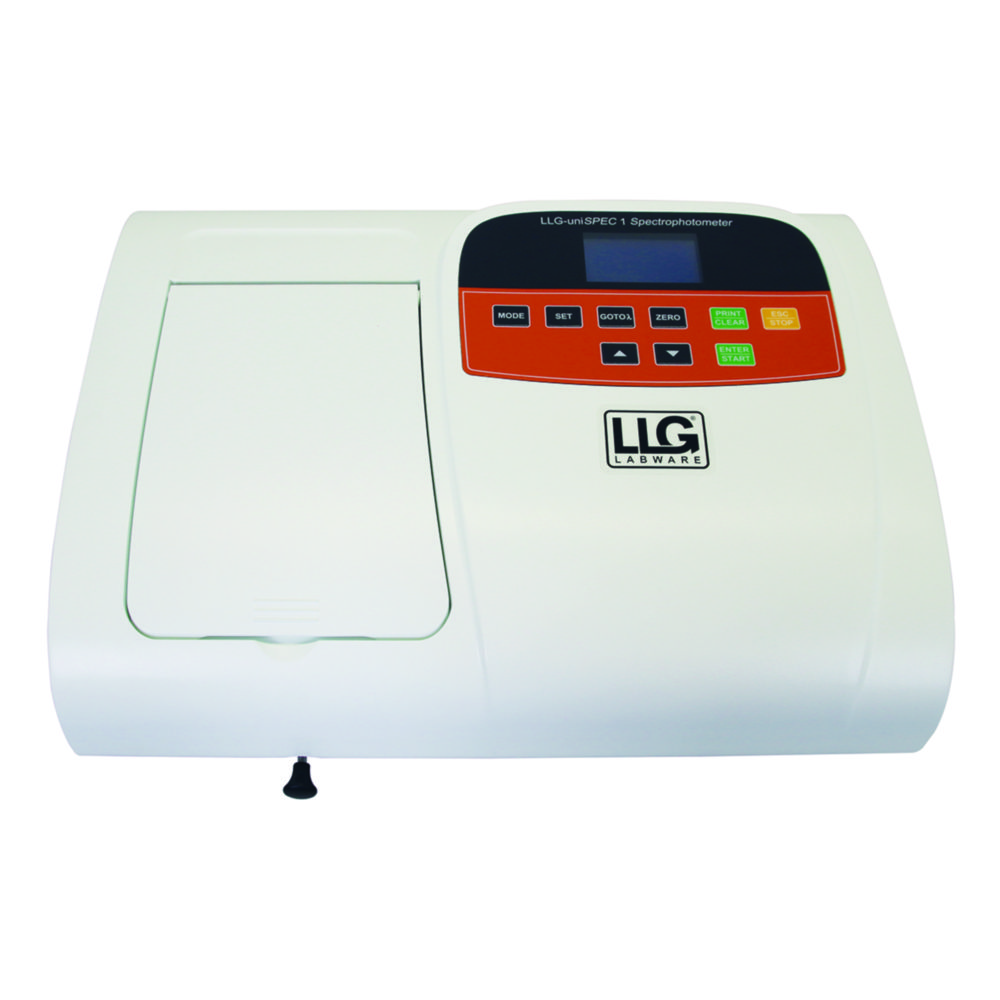 Spectrofotometer uniSPEC 1, UV/VIS, automatische golflengte-instelling