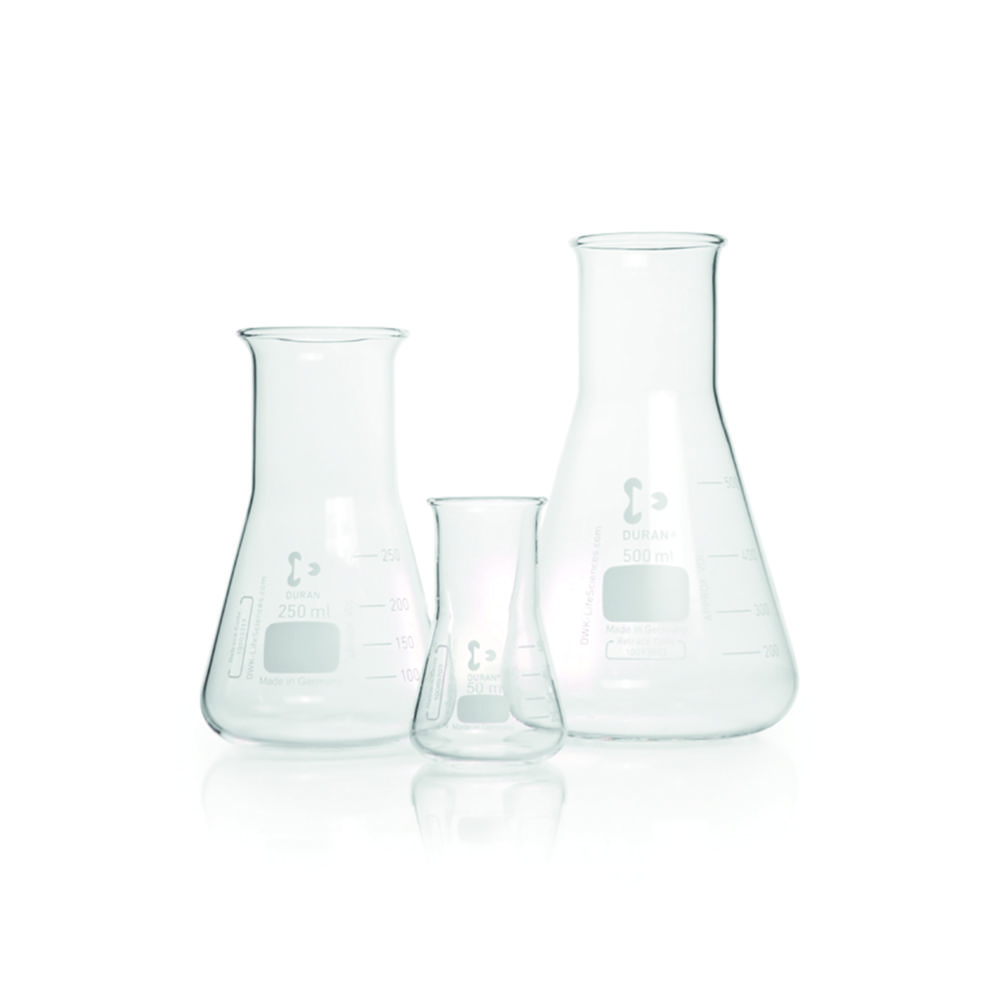 Erlenmeyerkolf 50 ml  wijdmonds