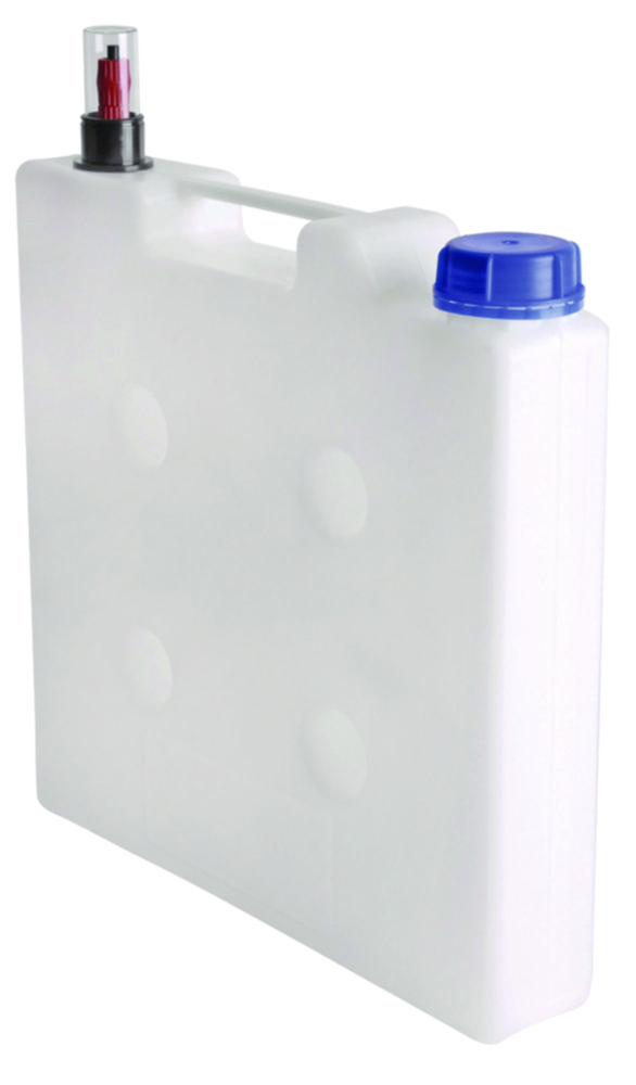 Jerrycan 5 l, PP, met level floater afmetingen 65x405x330 mm