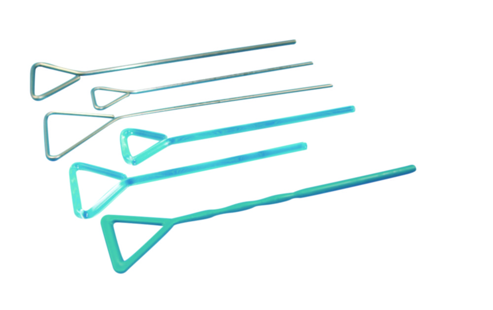 Drigalski spatel 190 mm lang  45 mm breed Wironit CrNi 18/12