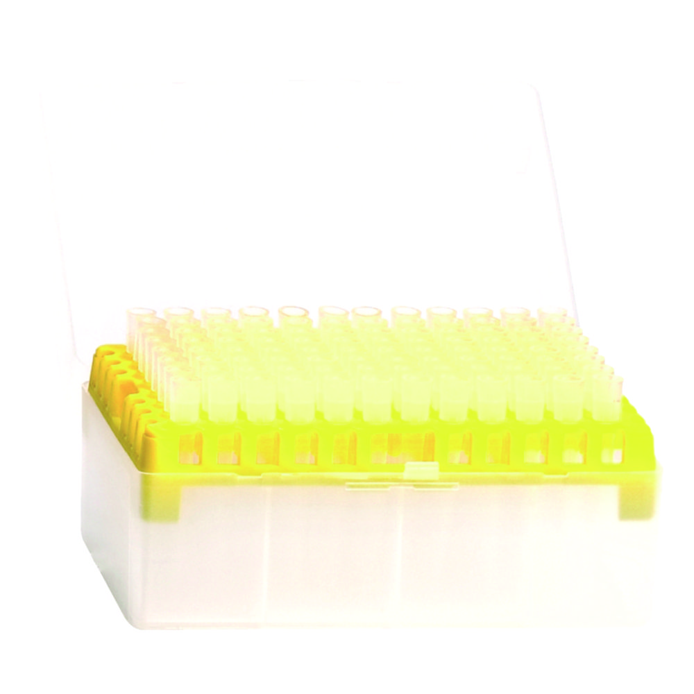Pipetpunten 0.5-250 µl, Finntip 250 universal, Zak, Ongefilterd, Geel, Niet-steriel