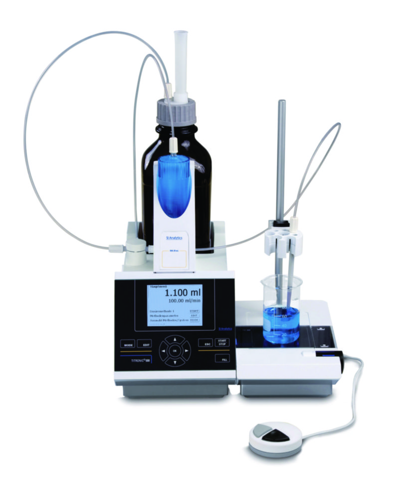 Titrator, Titronic T 500, 20 M2, basisset, 20 ml buret, incl magneetroerder TM 235