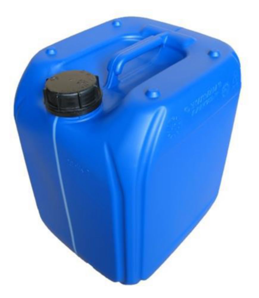 Jerrycan 20 l, HDPE, blauw  UN-keur, DIN 61, zonder dop