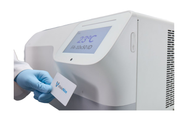 medisch apparaat, laboratorium instrument, temperatuurweergave, gedrukte handschoen, kaart