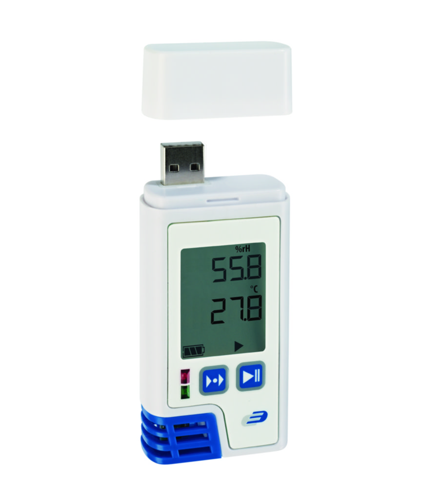Datalogger temperatuur-vocht  0-100%, -40-+70:0,1°C, LOG210
