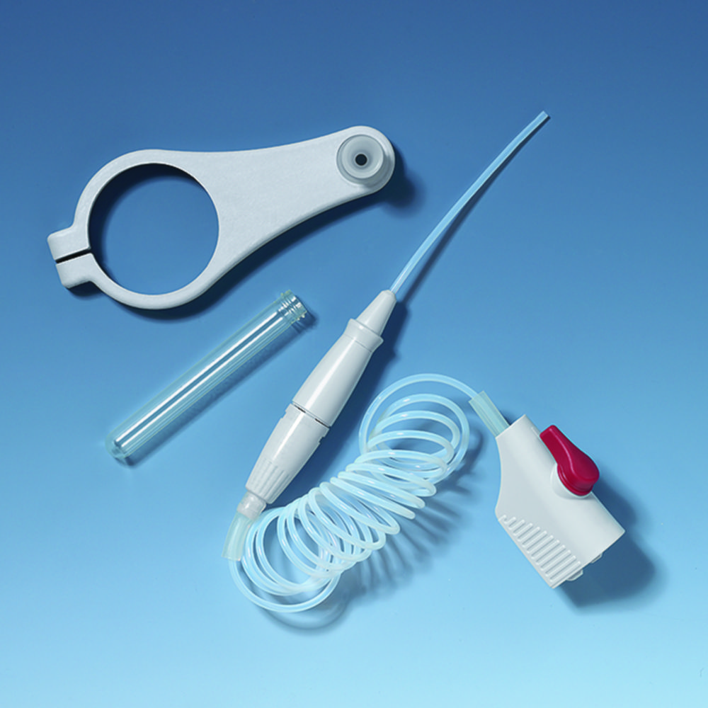 Doseerslang PTFE m. ventiel,  Dispensette S 2-10 ml, 80 cm