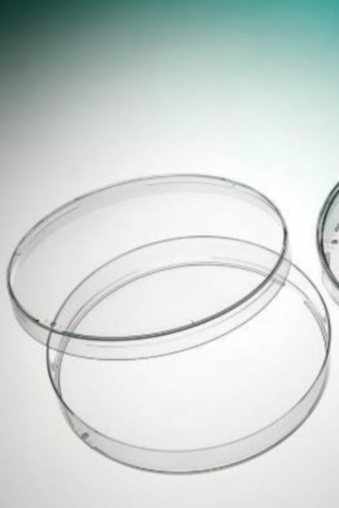 Petrischalen Ø 90 mm, 14,2 mm, PS, aseptisch, 3 nokken