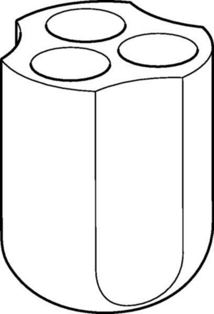 Adapter voor 50 ml buisjes met schuine bodem, Centriprep, 30 ml Oak Ridge, voor rotor S-4x400