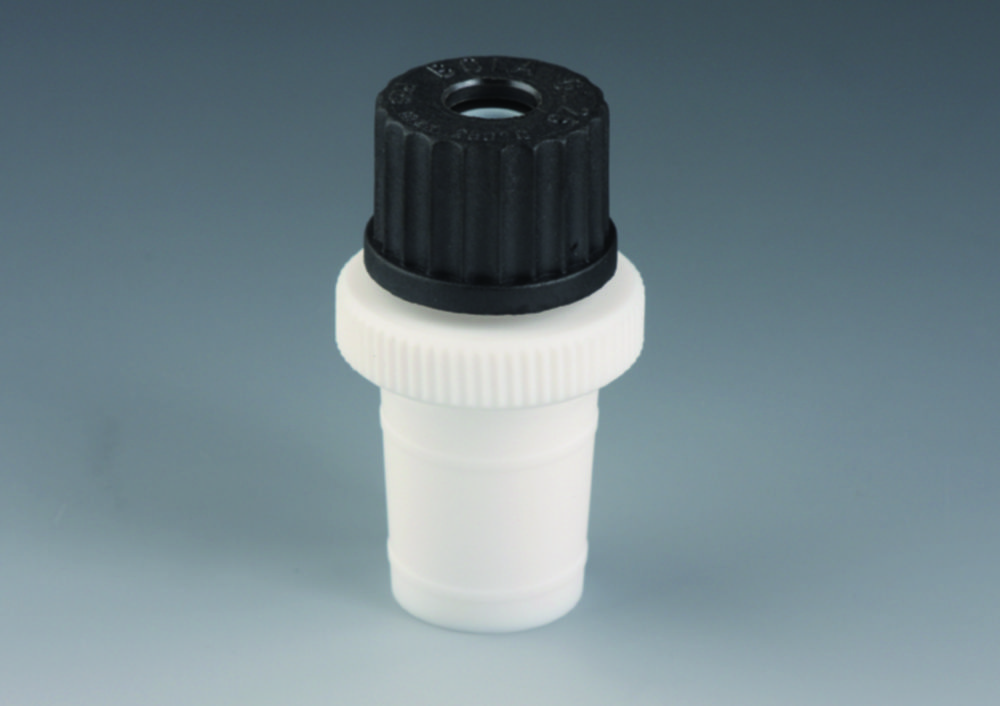 Roerasgeleider PTFE, NS29/32  asØ 6 mm, schroefdop GL 18 PPS