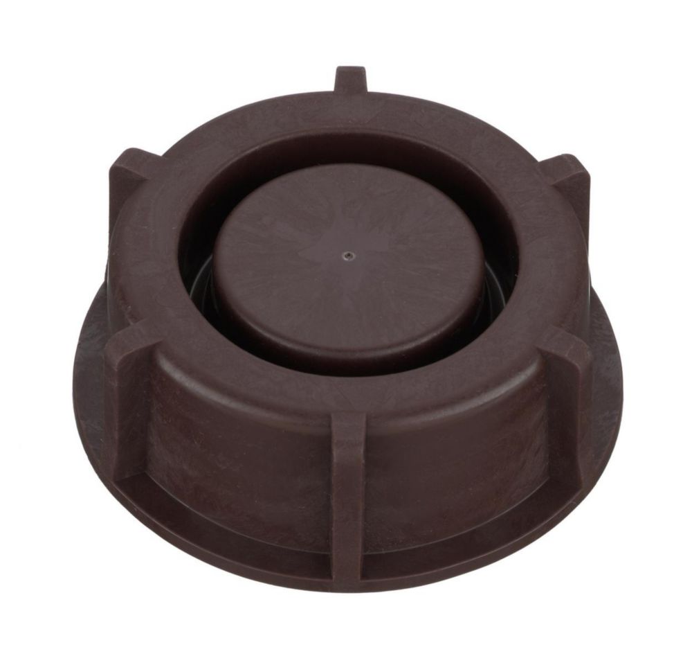 Schroefdop LDPE-bruin DIN 65