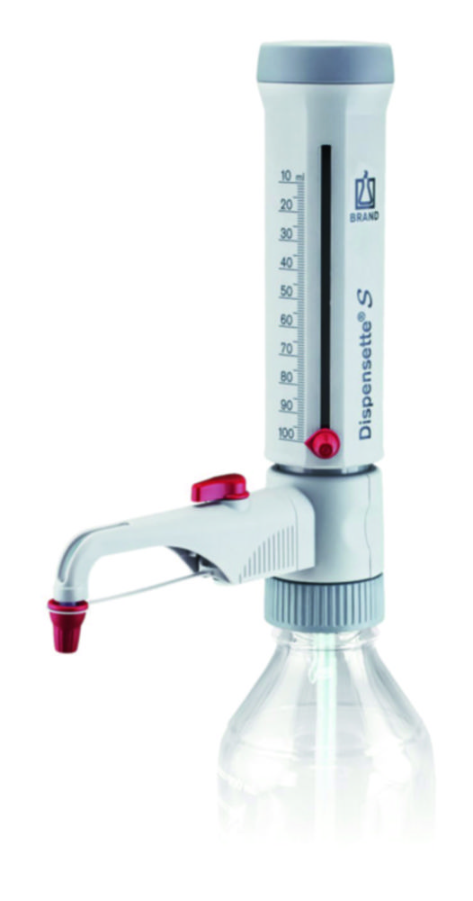 Flesdispenser Dispensette S  Analog 10 - 100 ml met safety