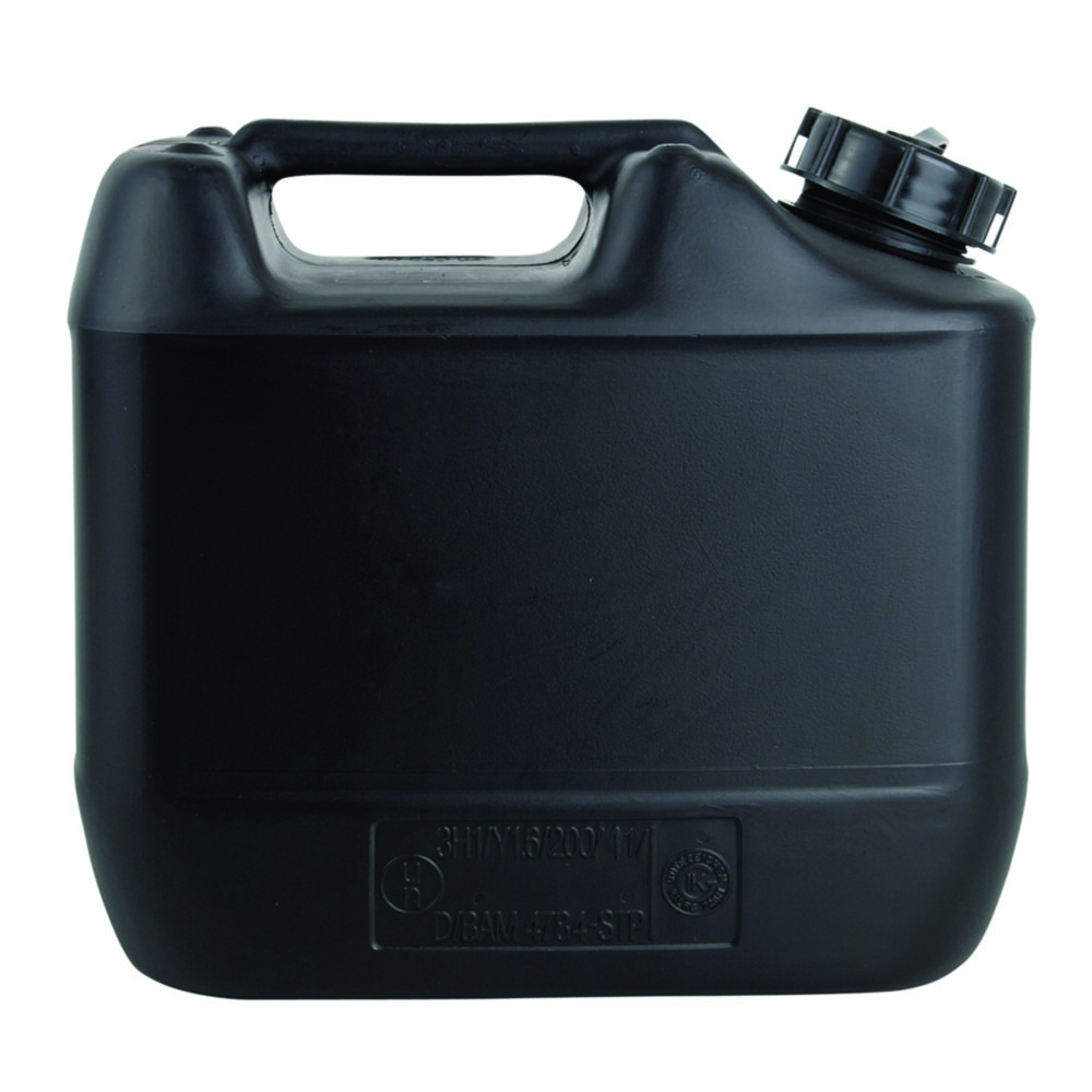 Jerrycan 10 l, HDPE, S60 afmetingen 185x265x290 mm
