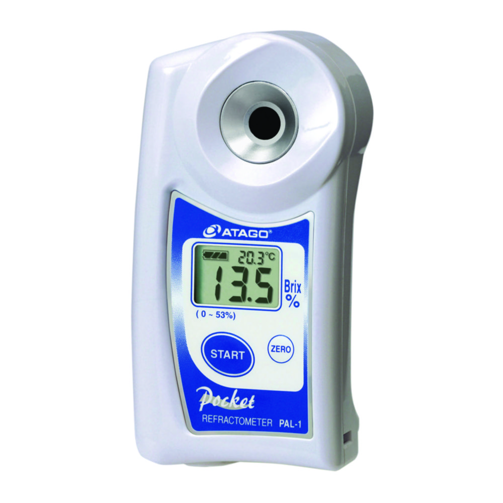 Handrefractometer PAL-3  meetbereik ,0 - 93,0% Brix