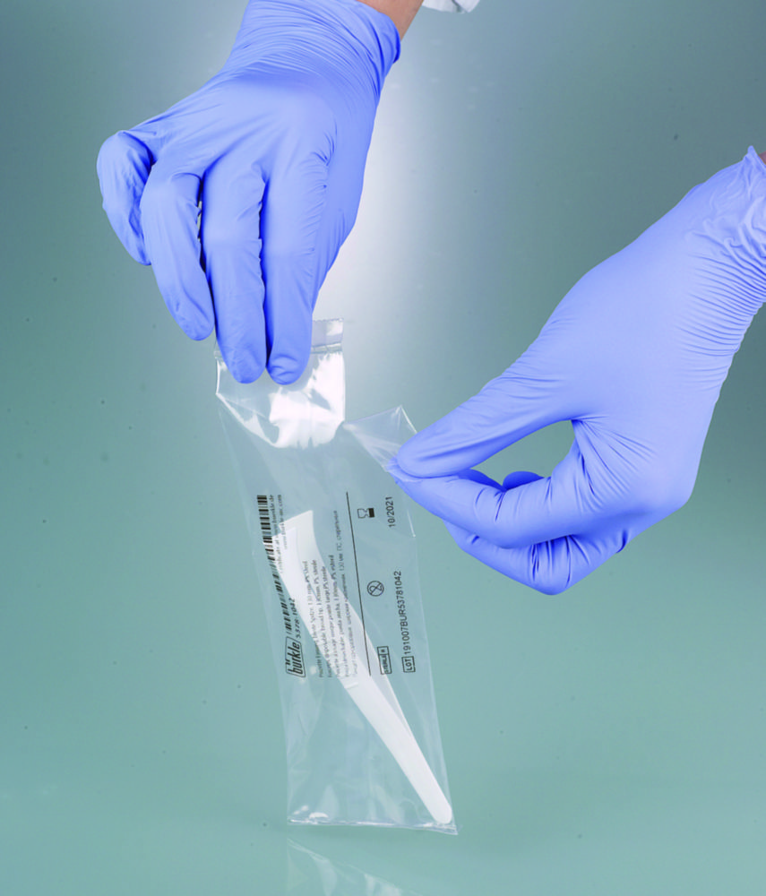 Wegwerpincetten, PS,  130 mm, breed, stomp