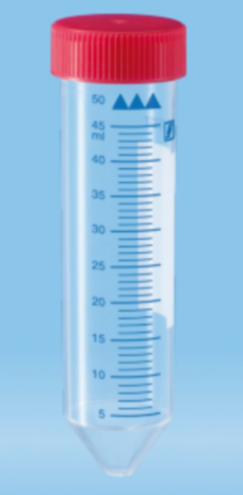 Centrifugebuis 50 ml, PP conisch, LxØ 114x28 mm, zonder dop