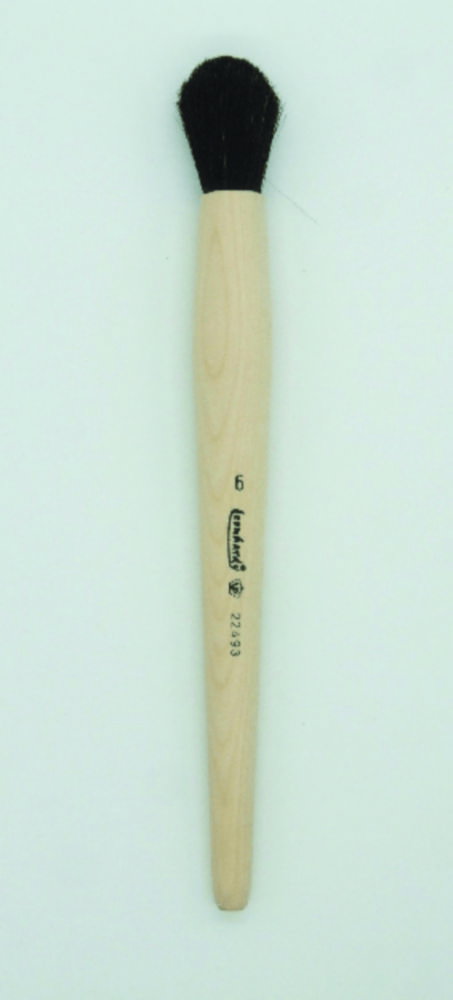 make-up penseel, kosmetikeborstel, gezichtspenseel, synthetische haren,  houten steel