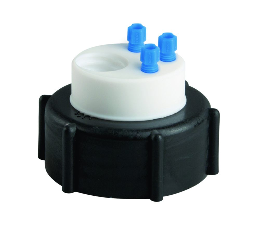 SafetyWasteCap S51, 3x 2,3/3,2mm OD+connector voor Koolstoffilter