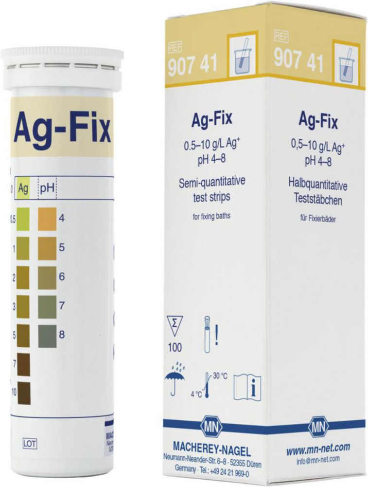 Ag-Fix teststrips gradatie  zilver