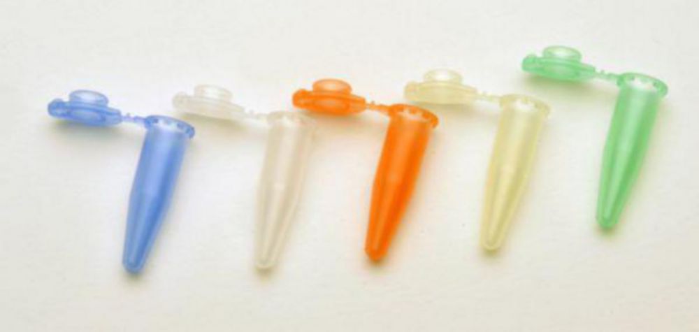 Reactievaatjes 1,5 ml Safe-Lock assortiment kleuren