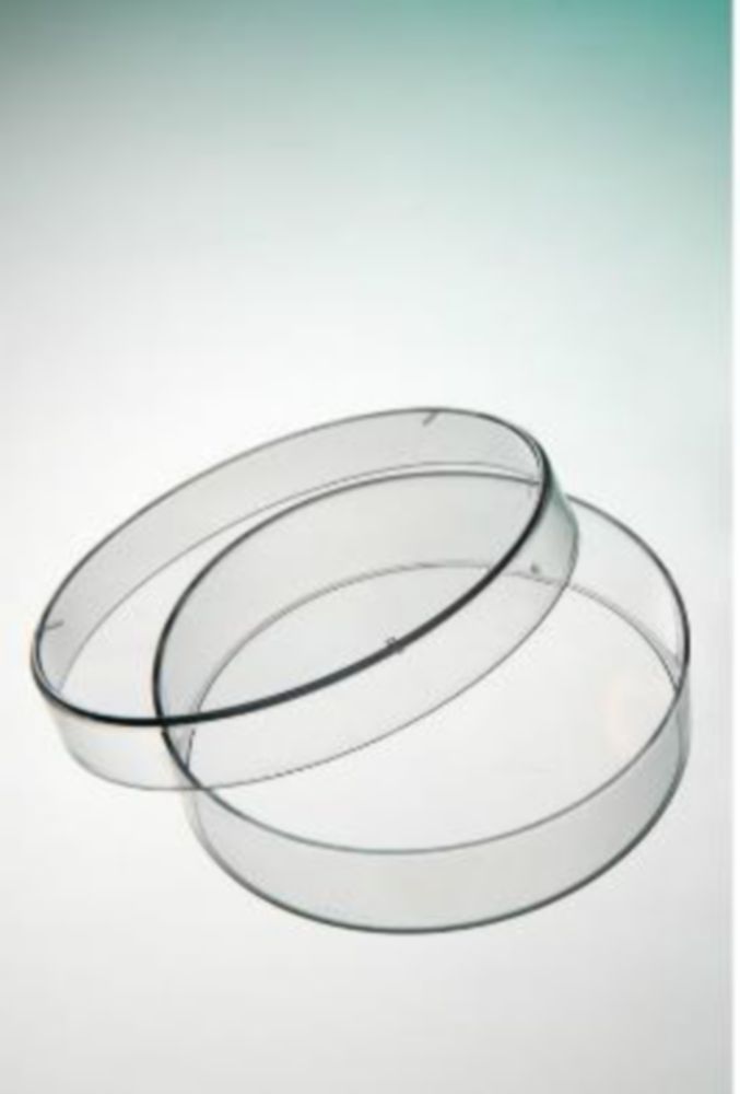 Petrischalen Ø 55 mm, 14,2 mm, PS, steriel, 6 nokken