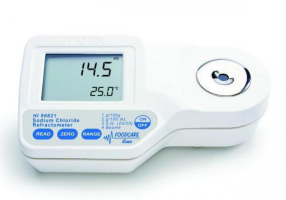 Refractometer digitaal voor  zout (NaCl)