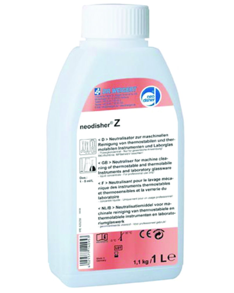 neodisher Z, reiniger, flasche, flüssigkeit, 1 L