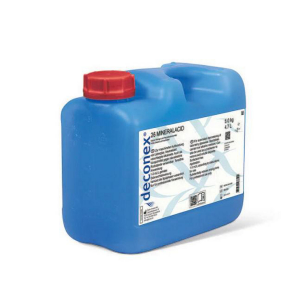Deconex 26 MINERALACID, neutralisatiemiddel en voorspoelen