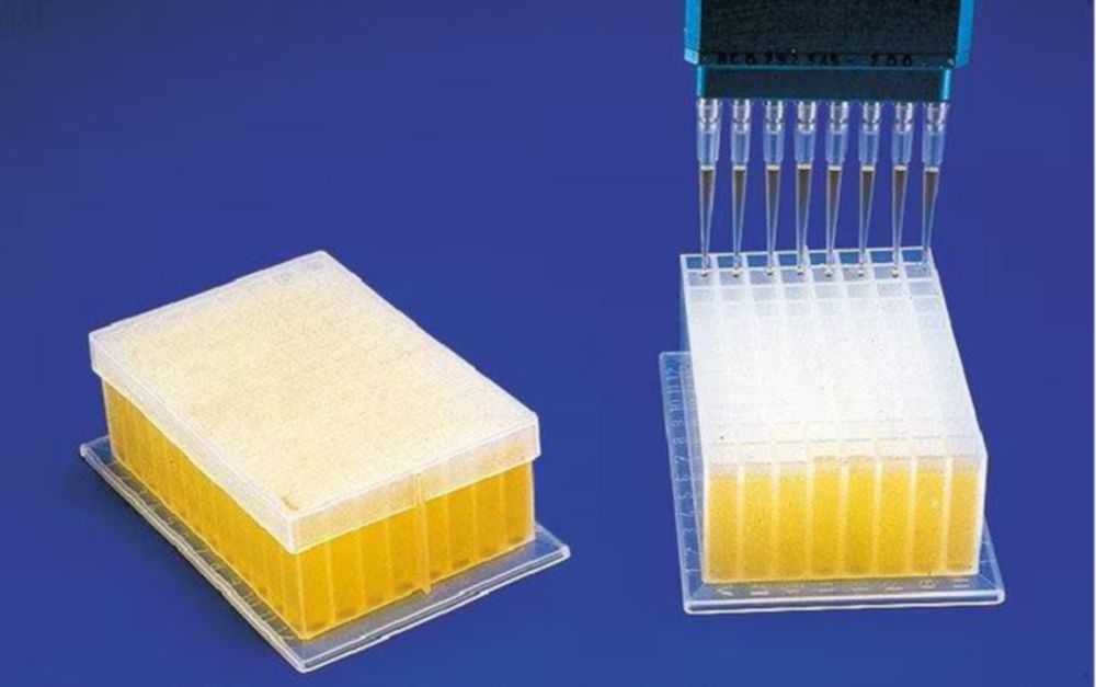 Deepwellplaten, PP, 96-wells, 2 ml, U-well, non-treated, niet steriel