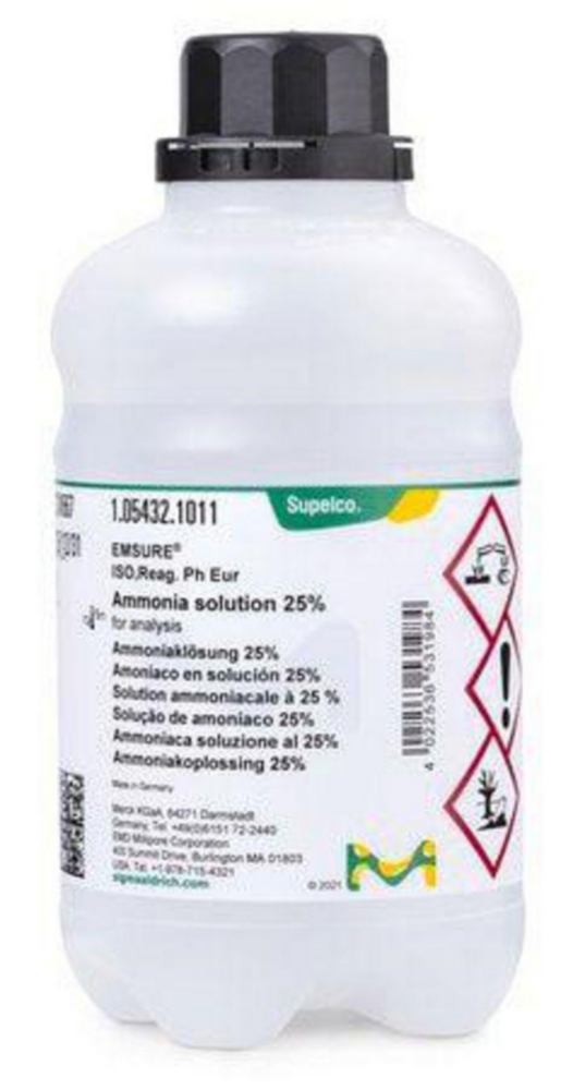 Ammoniakoplossing ca. 32%, zeer zuiver, EMPLURA