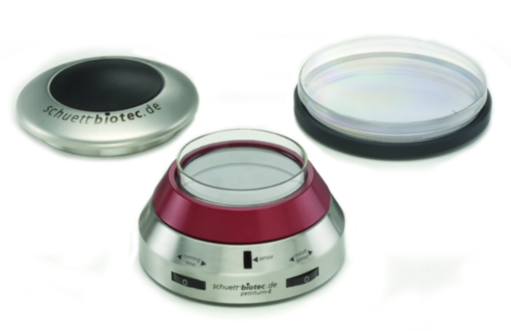 Draaitafelopzet Petrischalen   Ø 150 mm Petriturn-E