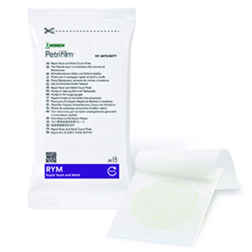 petrifilm, steriel, behandeling, film, kussen
