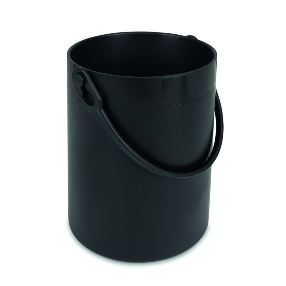 Flessendrager 4,5 l, TPE, zwart, autoclaveerbaar