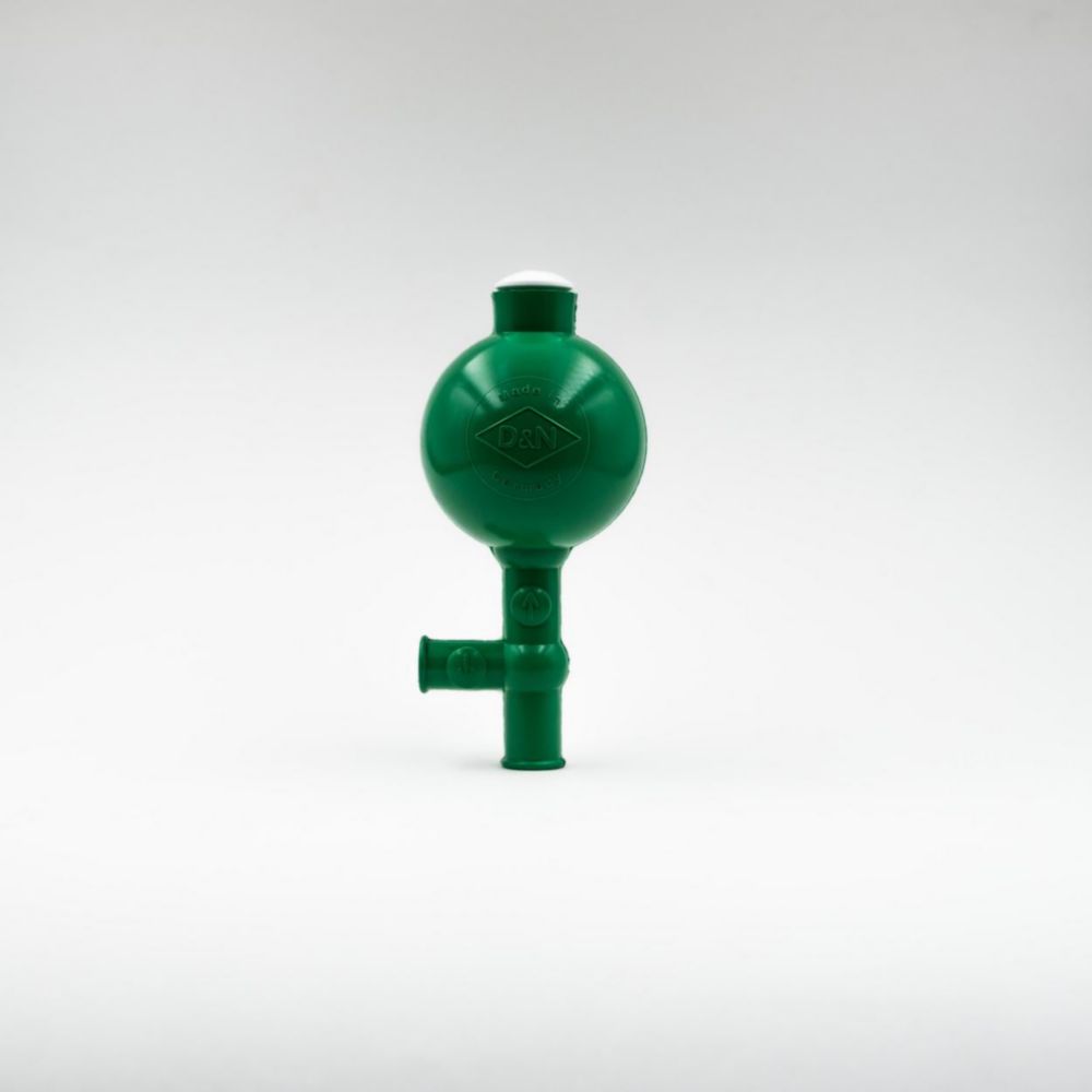 Veiligheidspipetteerbal flip  rubber, groen