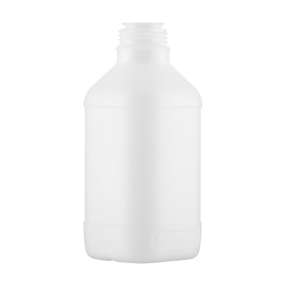 Fles 1000ml, HDPE, Nauwmonds, Helder, zonder dop