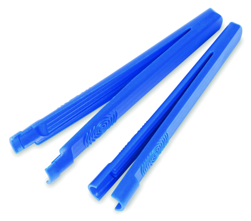 Grijpers voor cryogene- en vaccinvials, blauw, set van 2