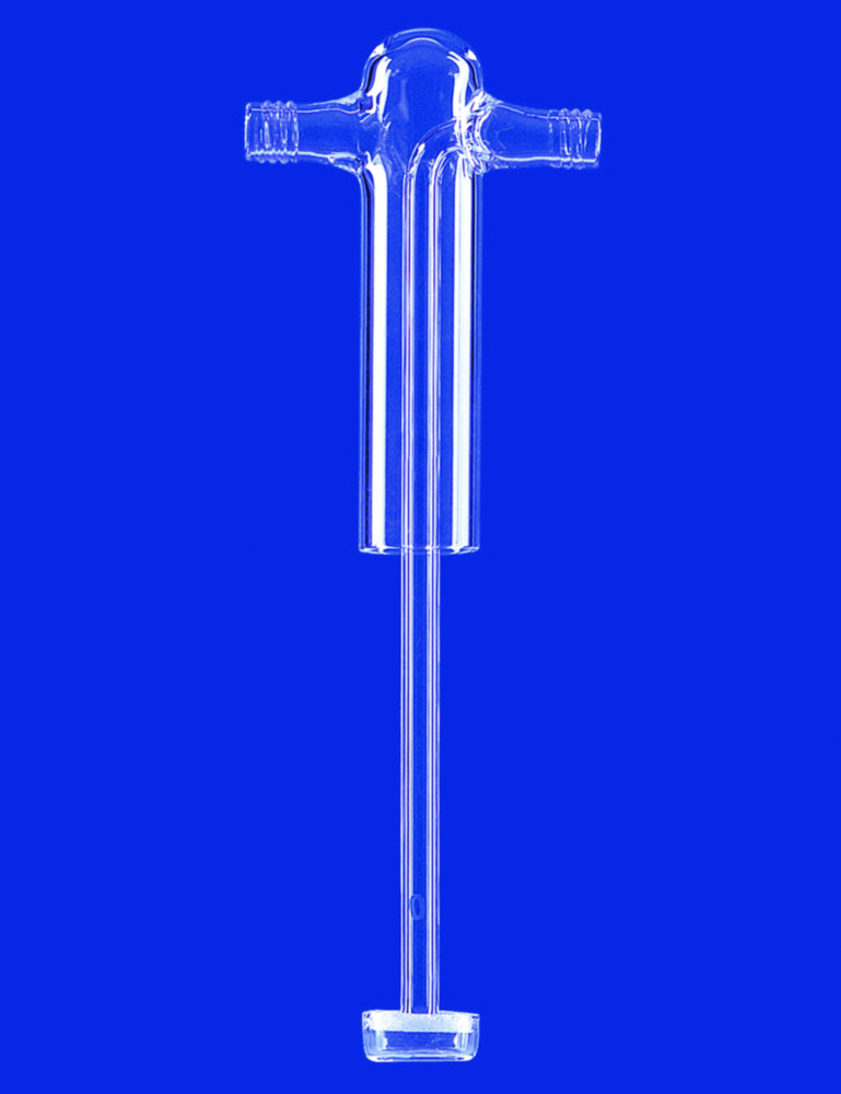 Opzet gaswasfles vlg Drechsel  glasfilter por.1, schroefverb.