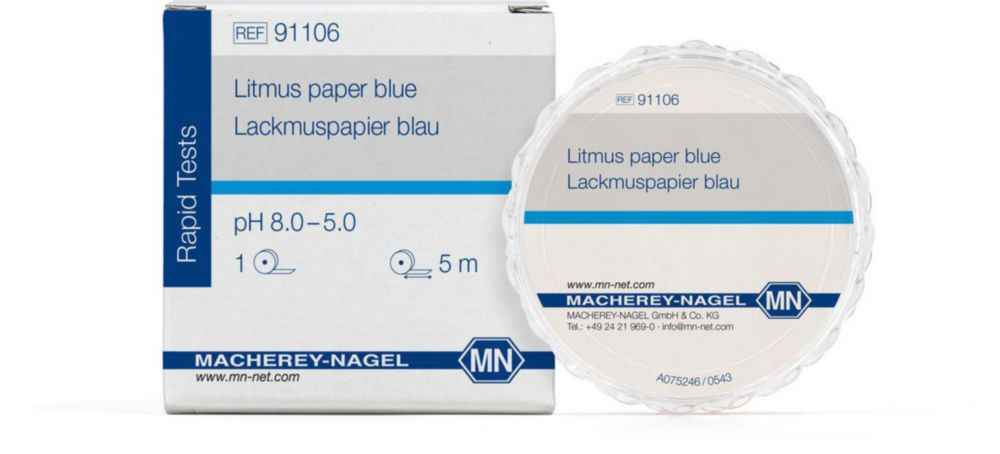 pH indicatorpapier Lakmoes  blauw pH 8,0-5,0