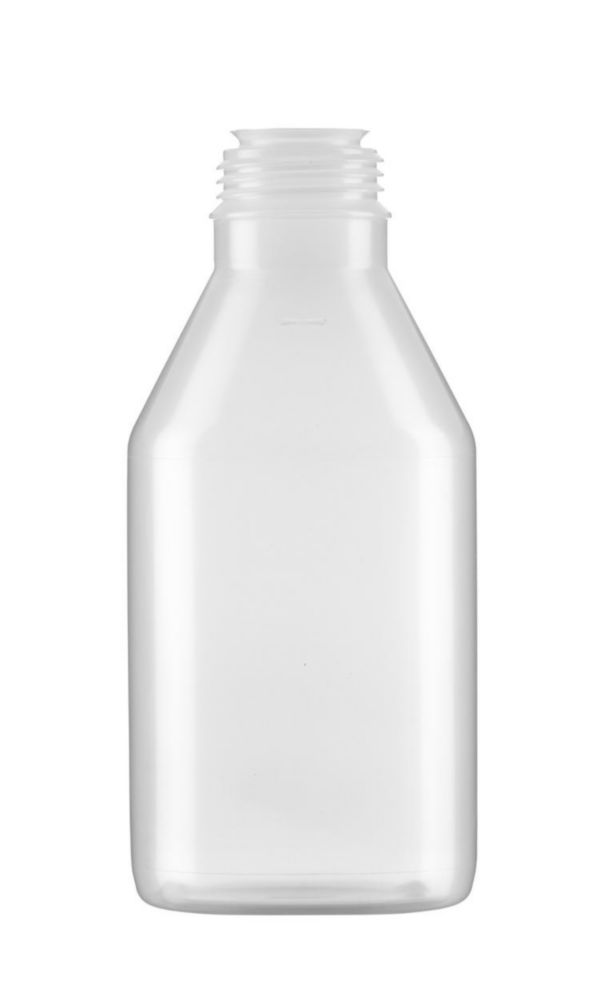 Fles 1000ml, PP, Nauwmonds, Helder, zonder dop