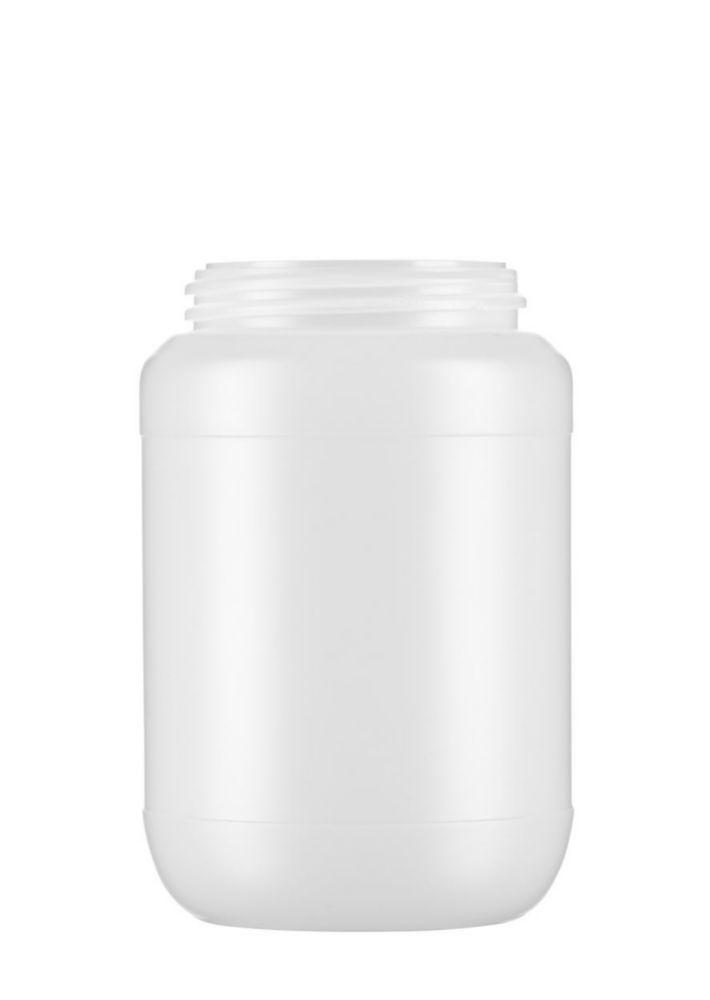 Pot 1000 ml HDPE, rond naturel, Ø 80 mm zonder dop