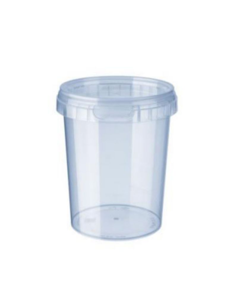 Pot 520 ml, unipak wit met garantiesluiting