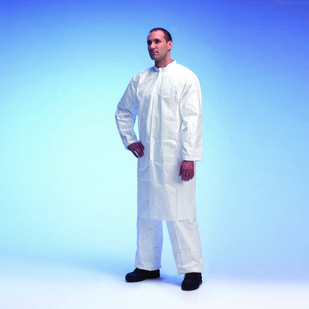 Laboratoriumjas Tyvek PL309  PE gesponnen, antistatisch, L