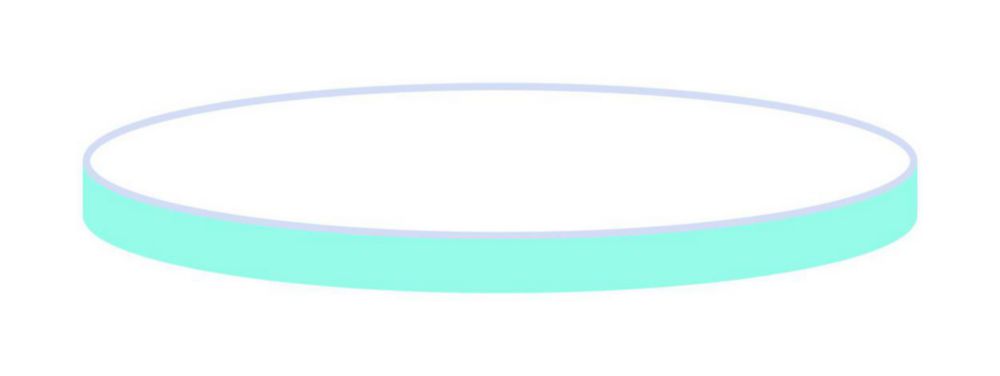 Septa N19 Silicon blauw, transparant/PTFE wit hardheid: 45° shore A dikte 1,3 mm