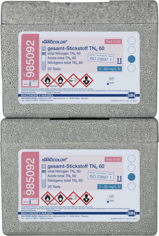 Kuvettentest Totale Stikstof  Nanocolor