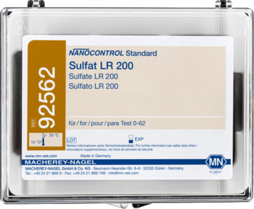 Kuvettentest Sulfaat LR 200 Nanocolor