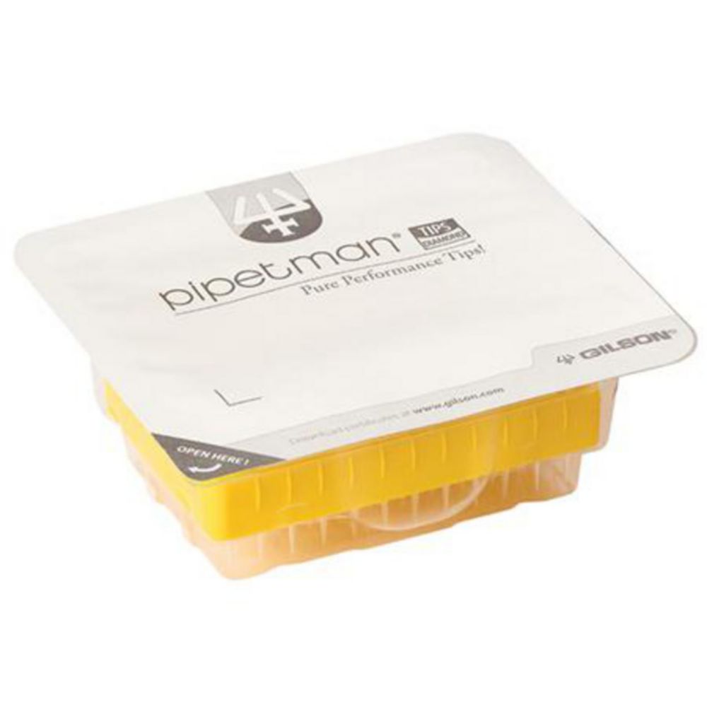 Pipetpunten 2-200 µl, Diamond Blister, D200, Polypropylene, Niet-steriel