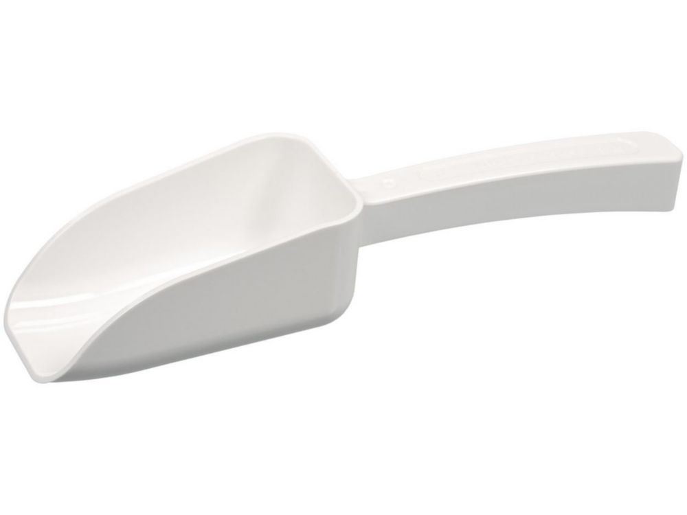 Monsterschep "LaboPlast" 100 ml, lengte 205 mm, dimensies blad 93x51x39mm, PS, per stuk verpakt